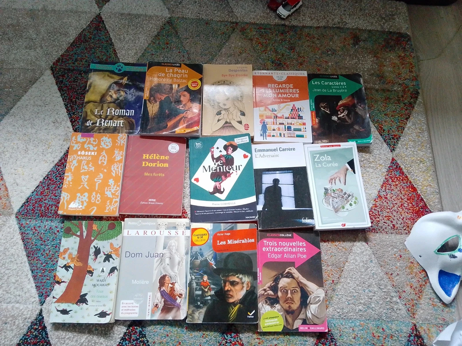 3 e pièces Livres littérature classique bac de français